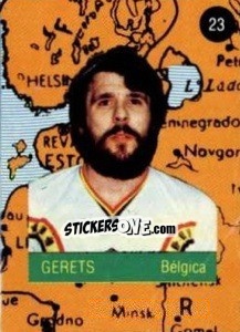 Figurina Gerets - Euro 84 - Mabilgrafica