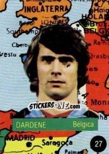 Figurina Dardene - Euro 84 n. 27 - Mabilgrafica