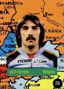 Cromo Veryeyen - Euro 84 - Mabilgrafica