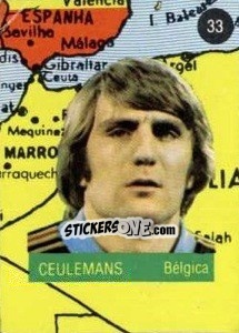 Cromo Ceulemans - Euro 84 - Mabilgrafica