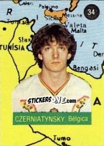 Cromo Czerniatynsky - Euro 84 - Mabilgrafica