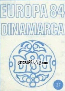 Sticker Insígnia - Euro 84 n. 37 - Mabilgrafica