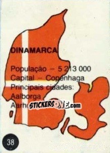 Sticker Bandeira - Euro 84 - Mabilgrafica