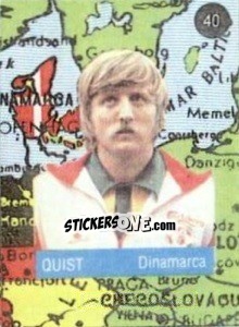 Sticker Quist - Euro 84 n. 40 - Mabilgrafica