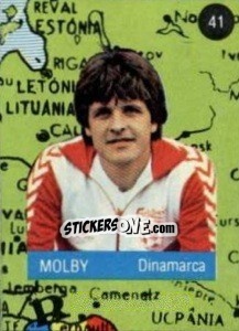 Cromo Molby - Euro 84 n. 41 - Mabilgrafica