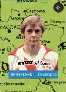 Cromo Bertelsen - Euro 84 - Mabilgrafica