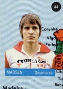 Cromo Madsen - Euro 84 - Mabilgrafica