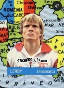 Cromo Lerby - Euro 84 n. 47 - Mabilgrafica