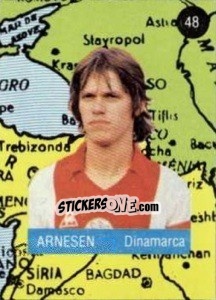 Cromo Arnesen - Euro 84 - Mabilgrafica