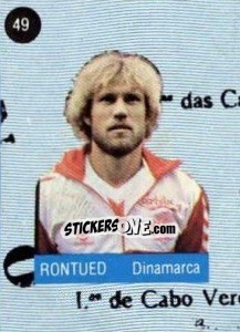 Figurina Rontved - Euro 84 n. 49 - Mabilgrafica