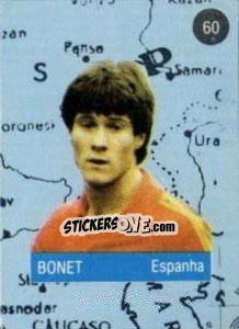 Figurina Bonet - Euro 84 n. 60 - Mabilgrafica