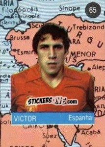 Figurina Victor - Euro 84 - Mabilgrafica