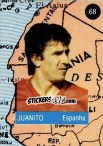 Cromo Juanito - Euro 84 n. 68 - Mabilgrafica