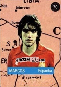 Figurina Marcos - Euro 84 - Mabilgrafica