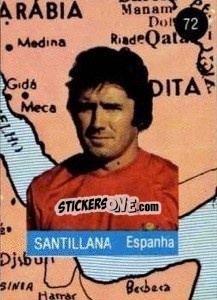 Sticker Santillana - Euro 84 n. 72 - Mabilgrafica