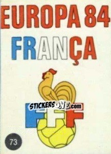 Sticker Insígnia - Euro 84 - Mabilgrafica