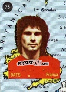 Figurina Bats - Euro 84 - Mabilgrafica