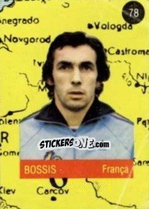 Figurina Bossis - Euro 84 - Mabilgrafica