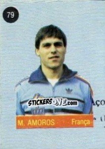 Cromo M. Amoros - Euro 84 - Mabilgrafica