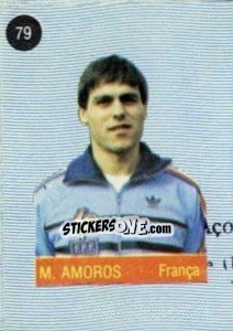 Sticker M. Amoros - Euro 84 n. 79 - Mabilgrafica