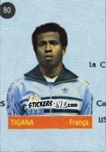 Sticker Tigana - Euro 84 n. 80 - Mabilgrafica