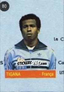 Cromo Tigana - Euro 84 - Mabilgrafica