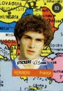 Sticker Ferreri - Euro 84 - Mabilgrafica