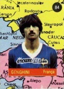 Cromo Genghini - Euro 84 n. 84 - Mabilgrafica