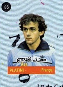 Sticker Platini - Euro 84 n. 85 - Mabilgrafica