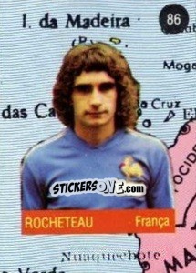 Cromo Rocheteau - Euro 84 - Mabilgrafica