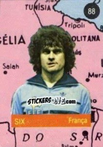 Sticker Six - Euro 84 - Mabilgrafica