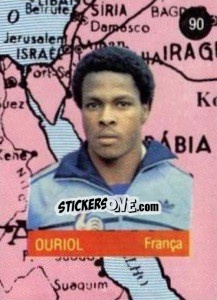 Sticker Ouriol - Euro 84 n. 90 - Mabilgrafica
