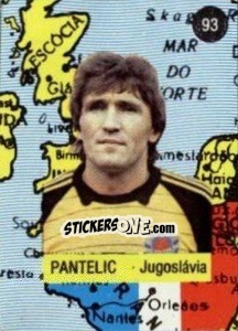 Cromo Pantelic - Euro 84 - Mabilgrafica