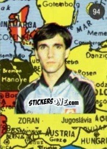 Cromo Zoran - Euro 84 - Mabilgrafica