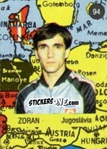 Sticker Zoran - Euro 84 n. 94 - Mabilgrafica