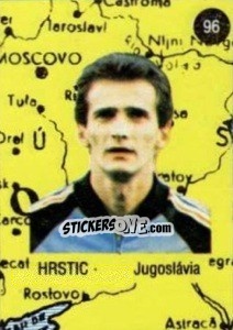 Sticker Hrstic - Euro 84 n. 96 - Mabilgrafica