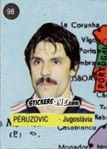 Sticker Peruzovic - Euro 84 n. 98 - Mabilgrafica