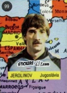 Cromo Jerolinov - Euro 84 - Mabilgrafica