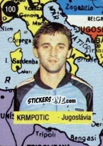 Figurina Krmpotic - Euro 84 - Mabilgrafica