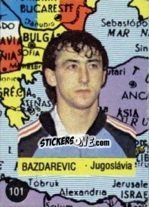 Sticker Bazderevic - Euro 84 n. 101 - Mabilgrafica