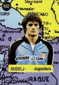 Sticker Gudelj - Euro 84 - Mabilgrafica