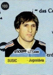Sticker Susic - Euro 84 - Mabilgrafica