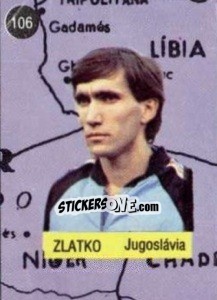 Sticker Zlatko - Euro 84 - Mabilgrafica