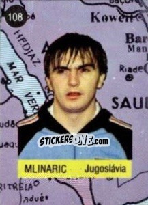 Sticker Mlinaric - Euro 84 n. 108 - Mabilgrafica