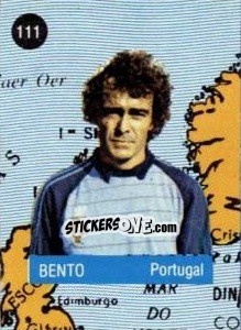 Cromo Bento - Euro 84 - Mabilgrafica