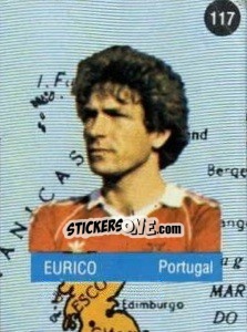 Sticker Eurico - Euro 84 n. 117 - Mabilgrafica