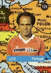Sticker Lito - Euro 84 n. 124 - Mabilgrafica