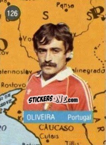 Sticker Oliveira - Euro 84 n. 126 - Mabilgrafica