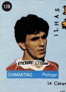 Figurina Diamantino - Euro 84 n. 128 - Mabilgrafica