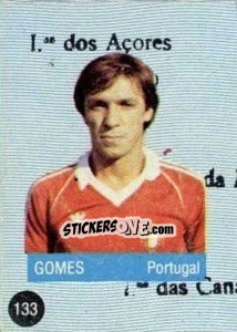 Sticker Gomes - Euro 84 n. 133 - Mabilgrafica